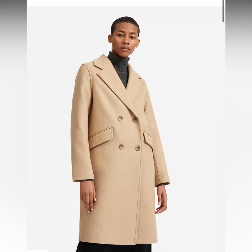 Everlane Italian ReWool Overcoat - Size 6